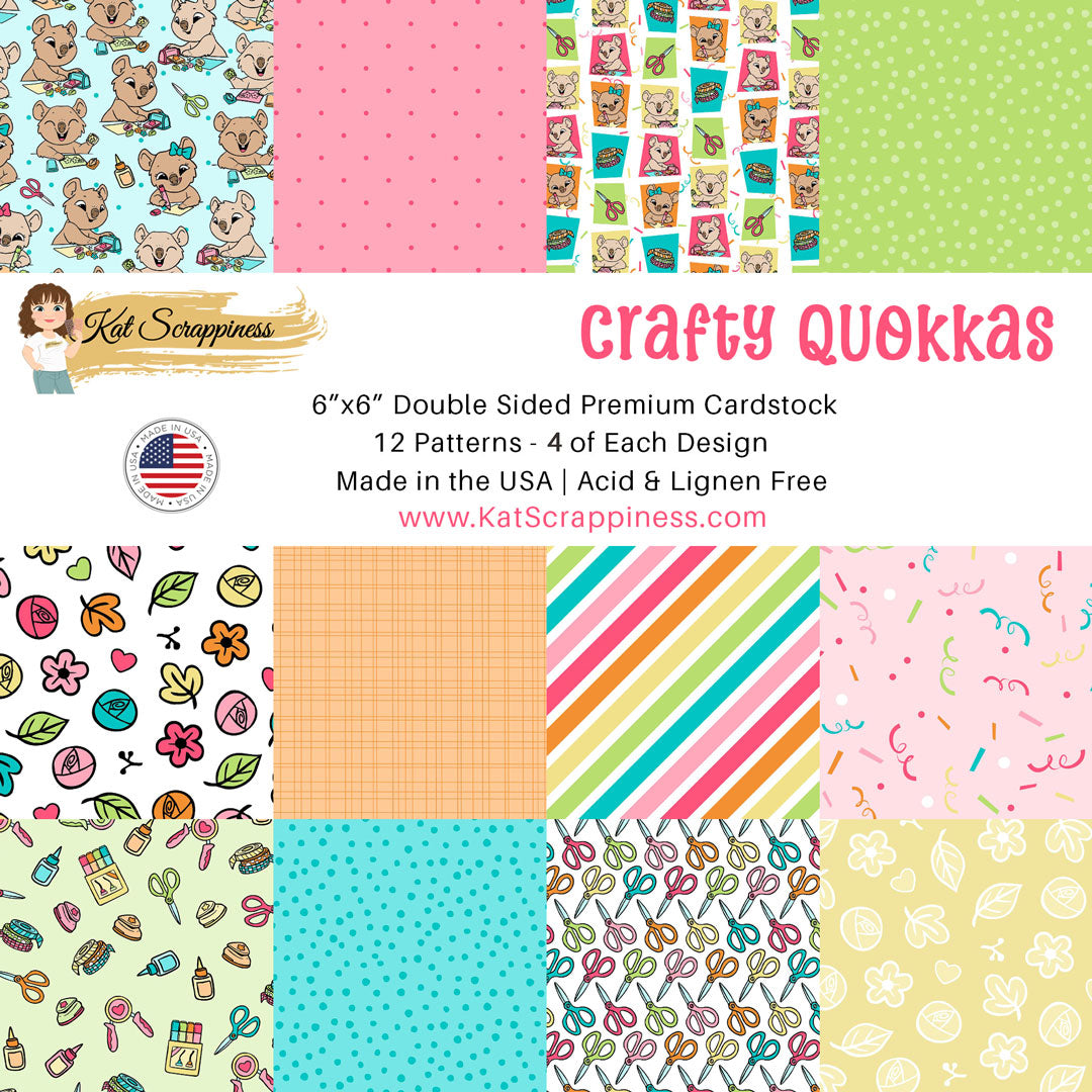 Crafty Quokka 6x6 Paper Pad - New Release
