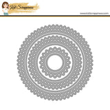 Double Diamond Circle Craft Dies