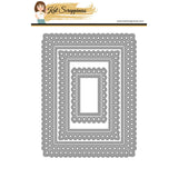 Double Diamond Rectangle Craft Dies