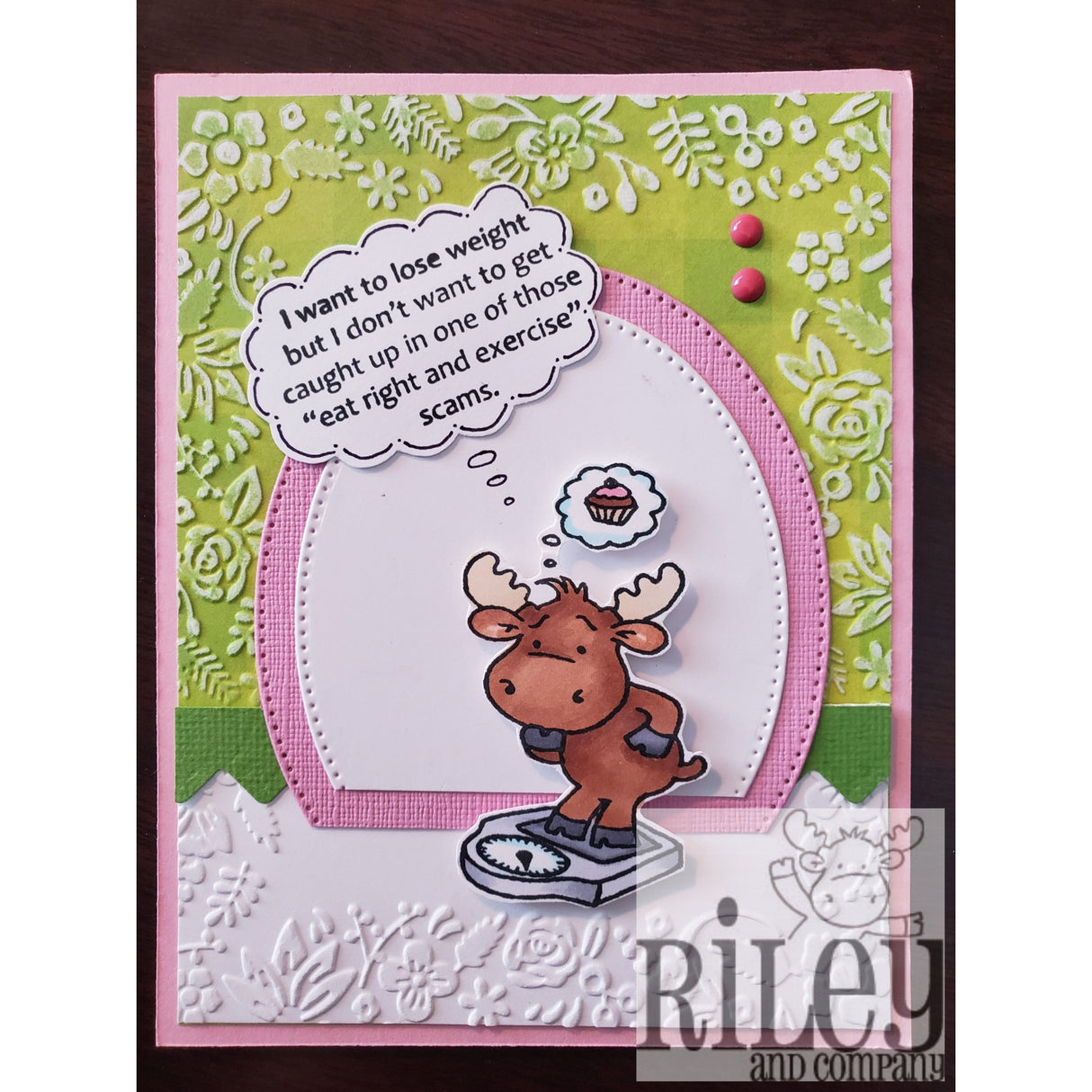 Diet Riley Cling Stamp by Riley & Co