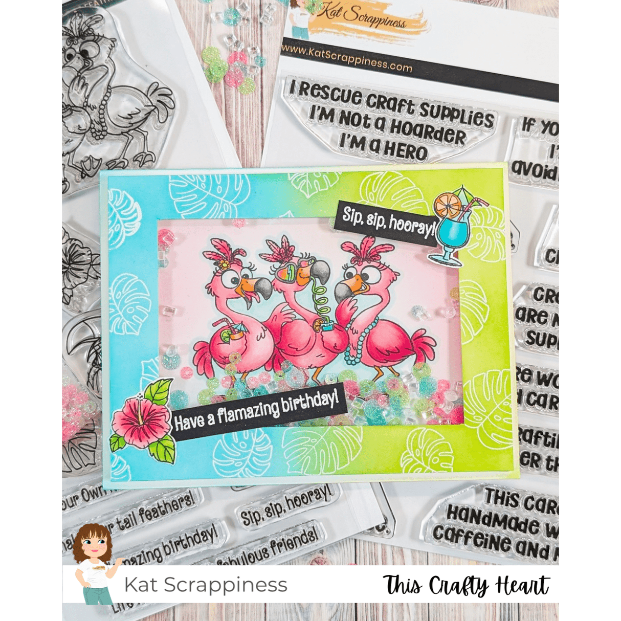 Fabulous Feathered Friends 4x8 Stamp Set