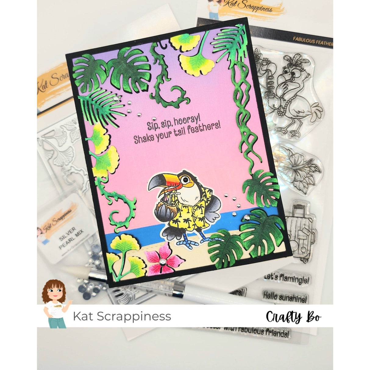 A2 Jungle Frame Craft Die