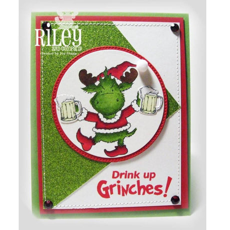 Riley as the Grinch Cling Stamp by Riley & Co