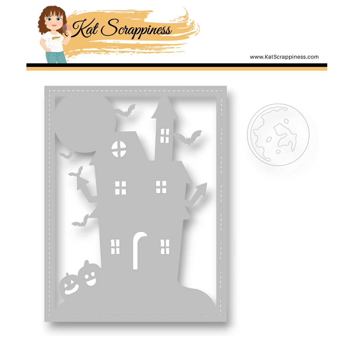 Haunted House on the Hill Background Die