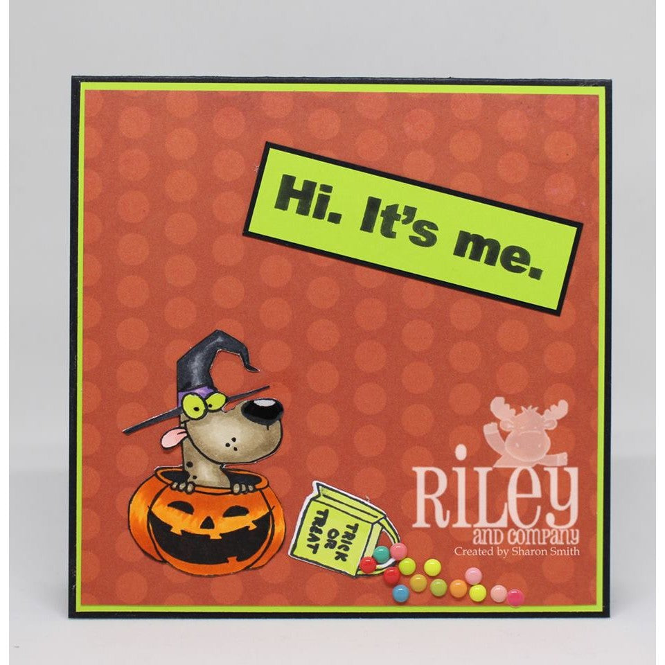 Hi. It's Me Cling Stamp by Riley & Co