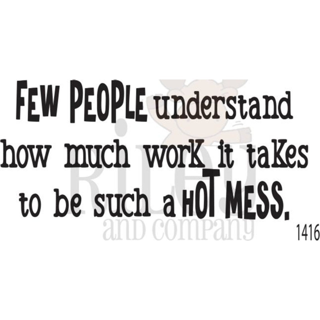 Few People Understand Clear Stamp by Riley & Co