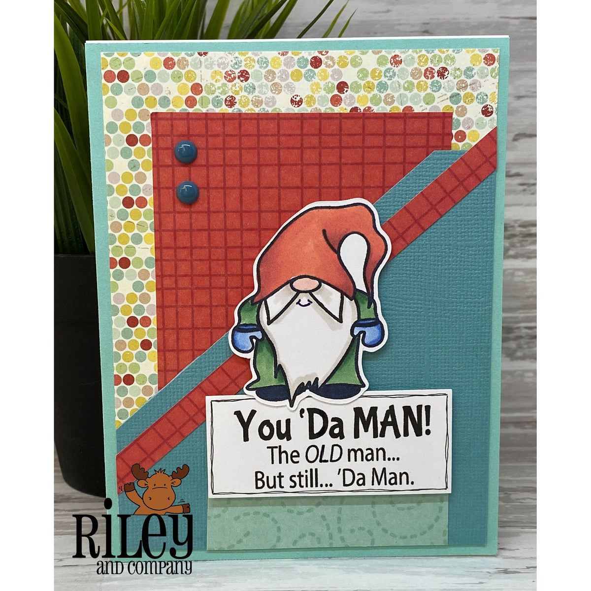You Da Man Cling Stamp by Riley &amp; Co