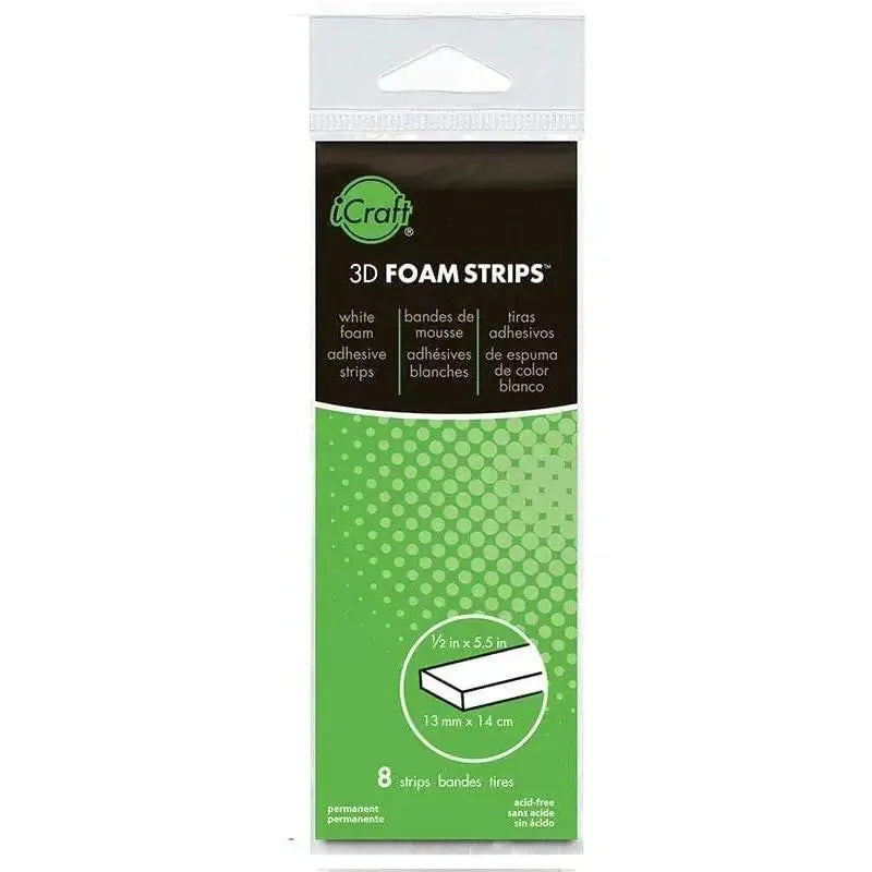 Scrapbook adhesives Crafty Foam Tape White 2mm height, 4m double-sided  permanent foam tape roll