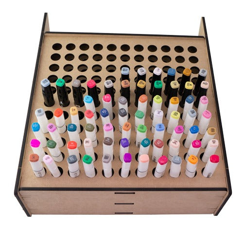 Large Marker Storage - 121 Markers - NATURAL