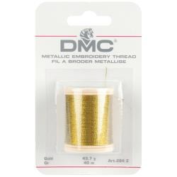 DMC Metallic Embroidery Thread 43.7yd Gold