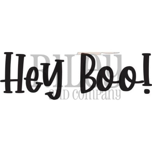 Hey Boo! Cling Stamp by Riley & Co