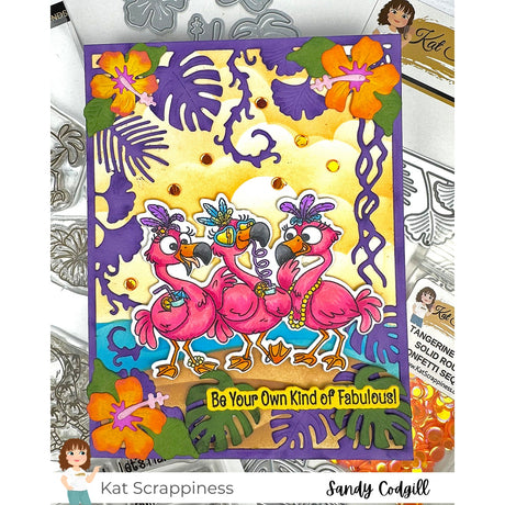 Tangerine Dream Solid Confetti Sequins