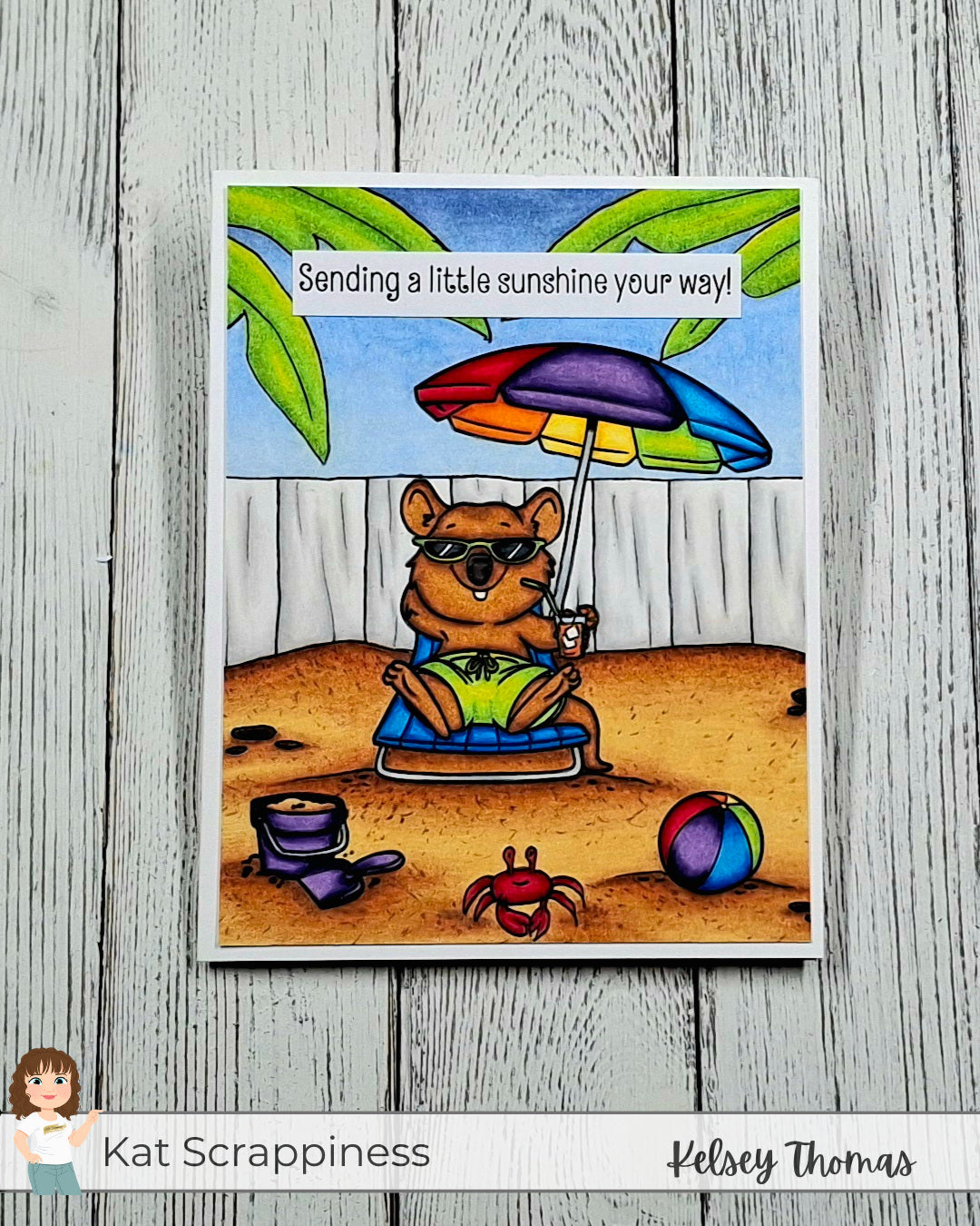 Summer Quokka Stamp Set