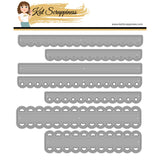 Lace Ribbon Borders Craft Dies