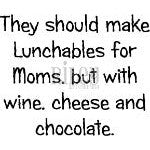 Lunchables for moms Cling Stamp by Riley &amp; Co