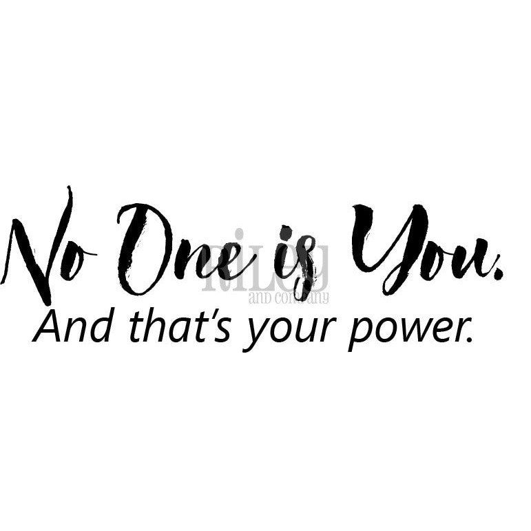No One Is You Clear Stamps by Riley & Co