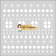 Nordic Sweater 6x6 Stencil -