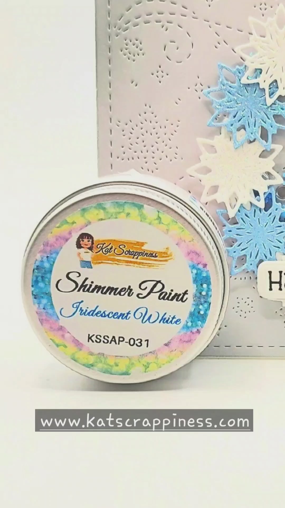 Silver Shimmer Paint - 30 ml
