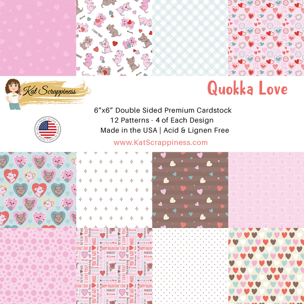 Quokka Love 6x6 Paper Pad