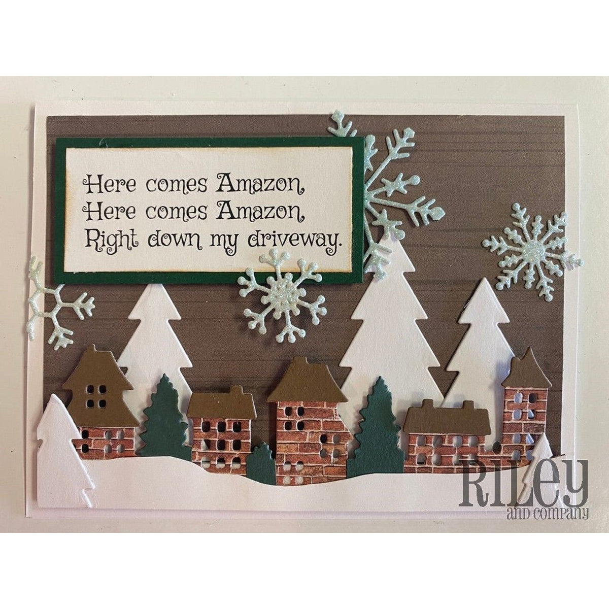 Here Comes Amazon Cling Stamp by Riley &amp; Co