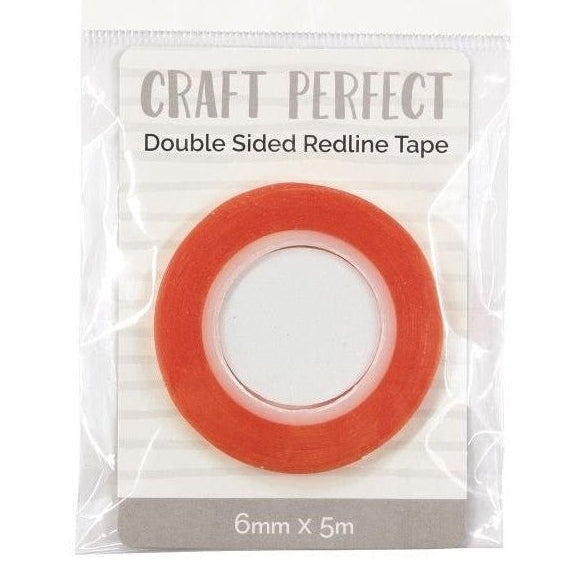 Craft Perfect Red Line Tape 6mm Clear Kat Scrappiness