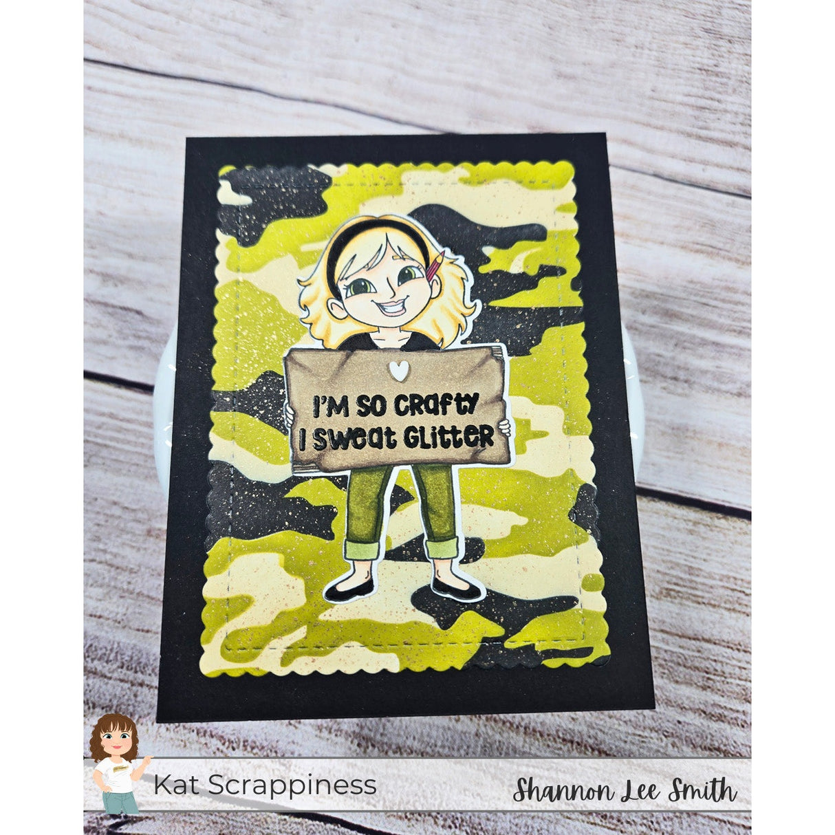 Sentiment Shoppe – Within the Fold: "CRAFTY FUN" 6x6 Stamp Set
