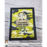 Sentiment Shoppe – Within the Fold: "CRAFTY FUN" 6x6 Stamp Set