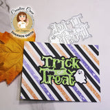 Ghostly Trick or Treat Shadow Sentiment Craft Die