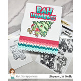 Grouchy Bah Humbug Shadow Sentiment Craft Dies