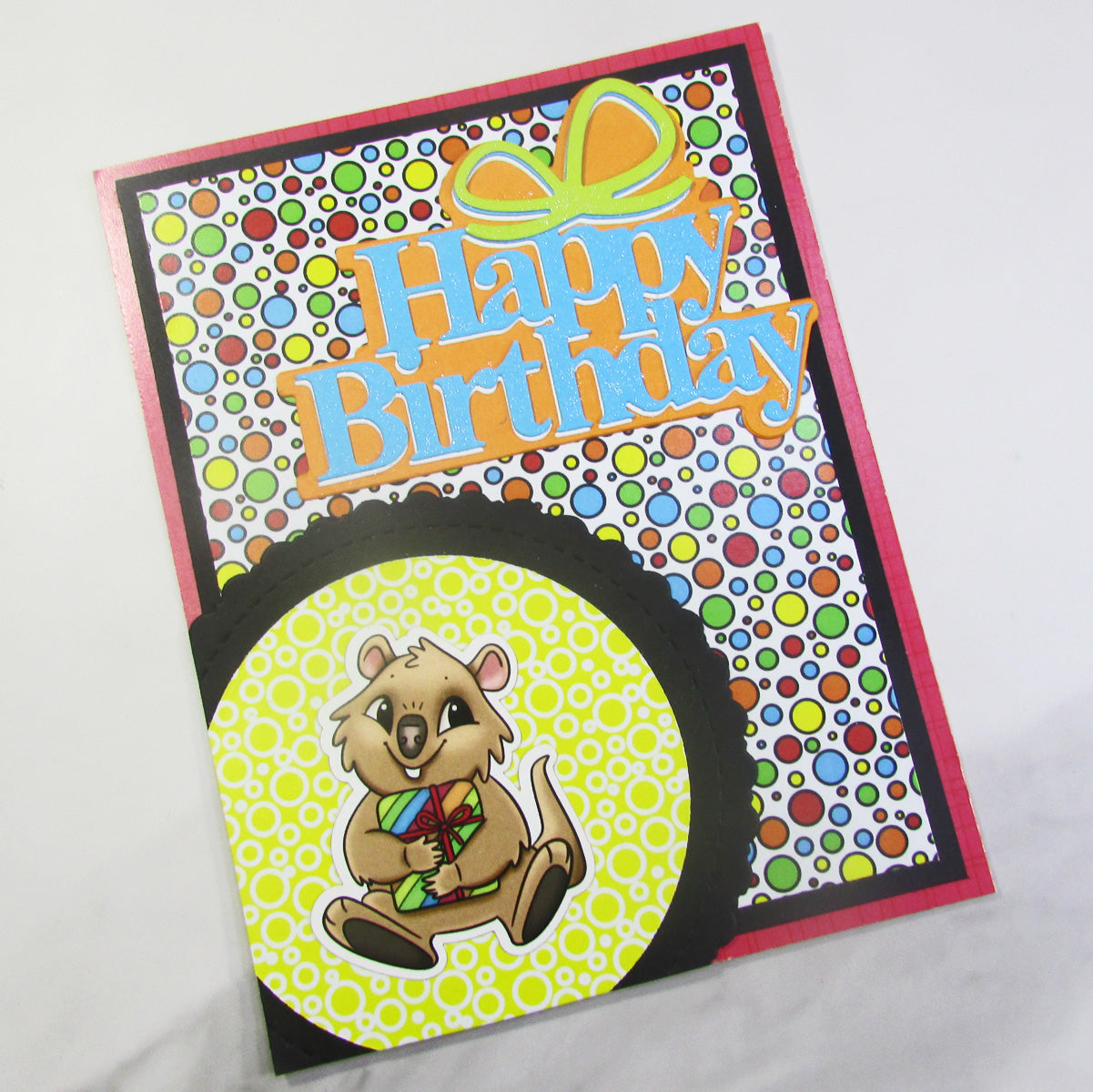 "Bow-tiful Happy Birthday" Shadow Sentiment Craft Dies - New Release!