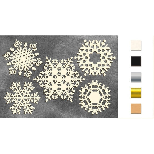 Snowflakes #4 Chipboard Embellishments