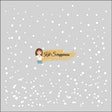 Snow Flurries 6x6 Stencil -