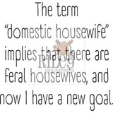 Domestic Housewife Clear Stamp by Riley & Co
