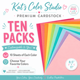 Kat’s Color Studio Premium Cardstock - 10 pack