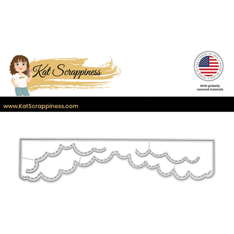 (Tucked In) A2 Cloud Border Craft Dies