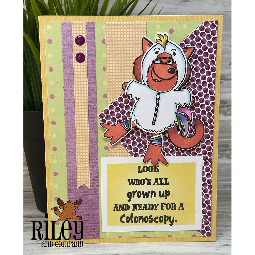 Look Who's All Grown Up Cling Stamp by Riley & Co