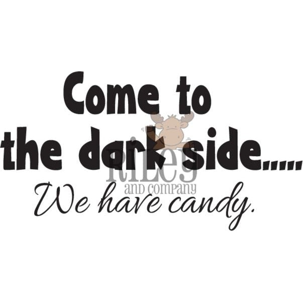 Come to the Dark Side Cling Stamp by Riley &amp; Co
