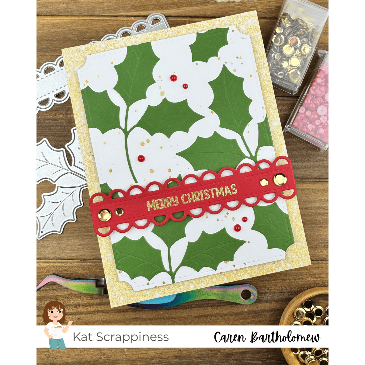 Christmas Holly Craft Dies
