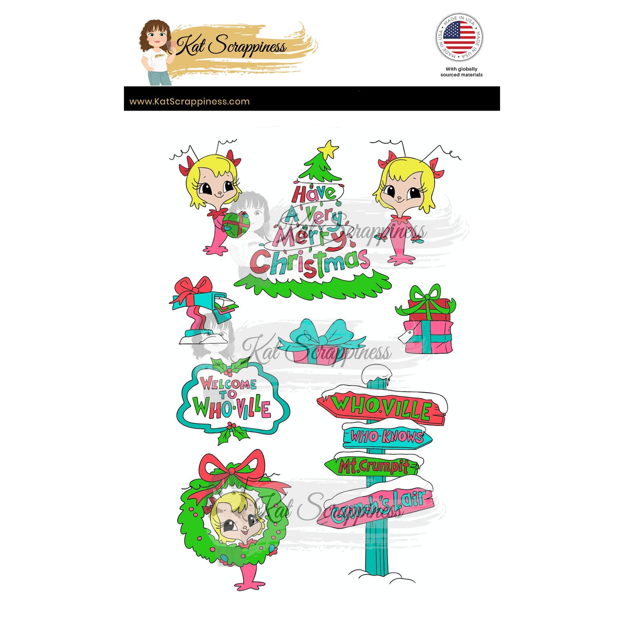 Who-Ville Stamp Set - New Release!