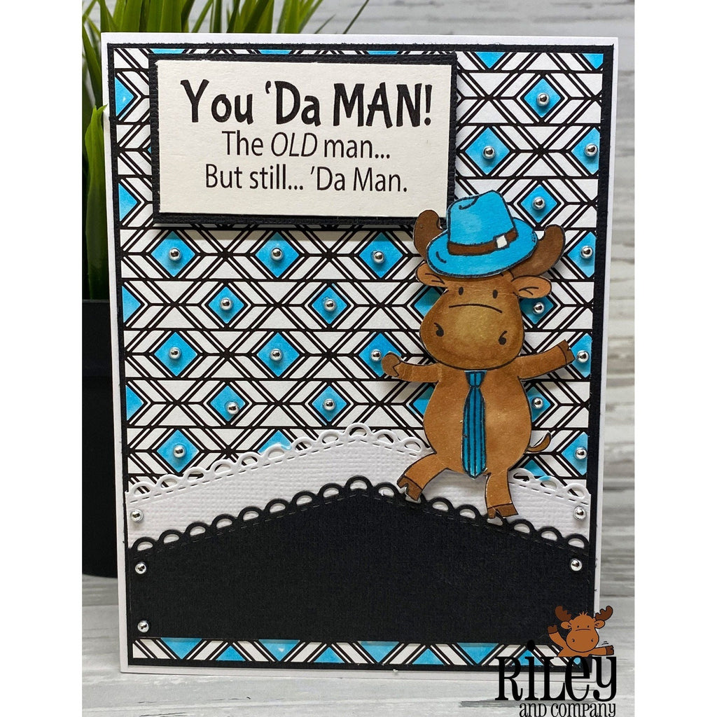 You Da Man Cling Stamp by Riley & Co