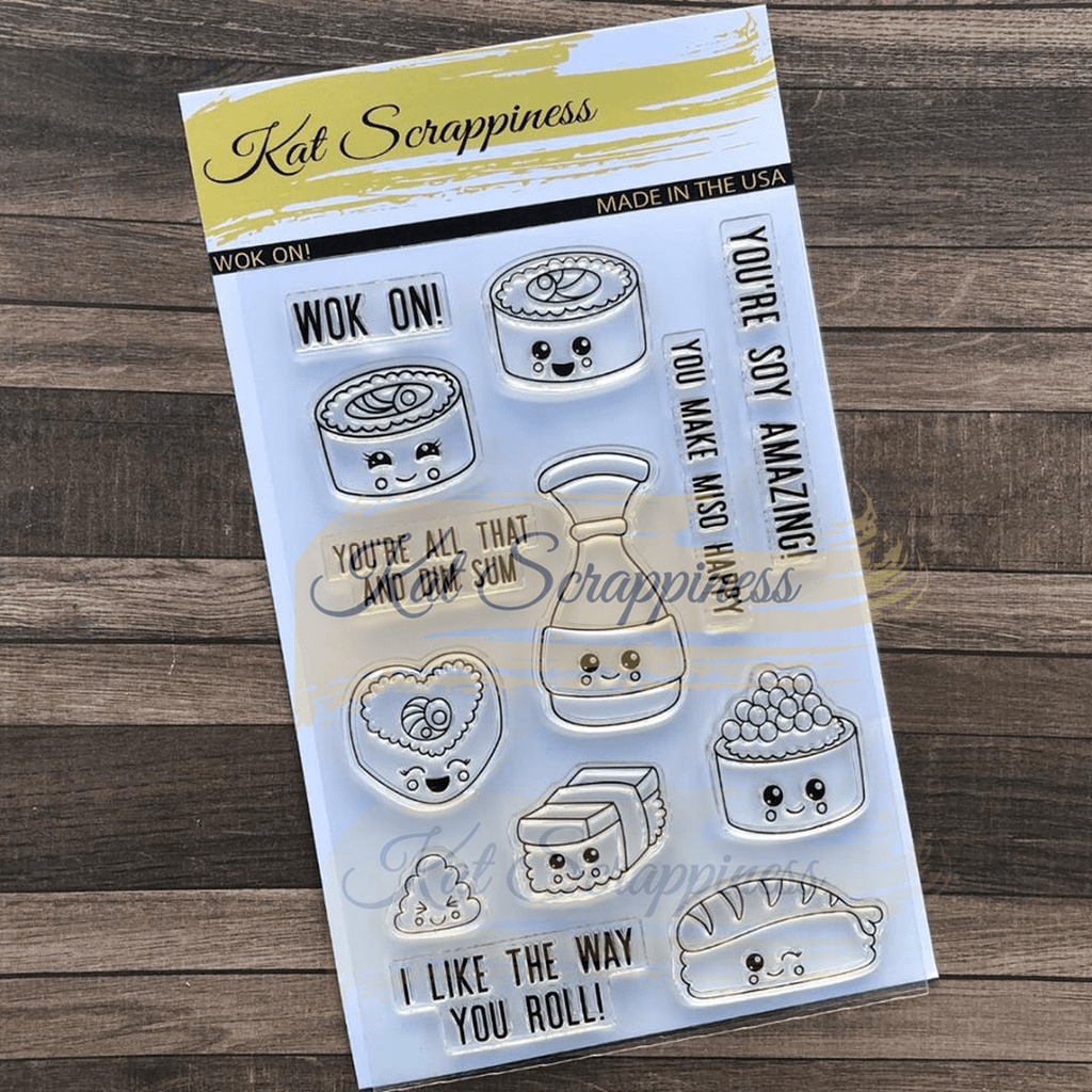 "Wok On" Stamp Set by Kat Scrappiness - Kat Scrappiness