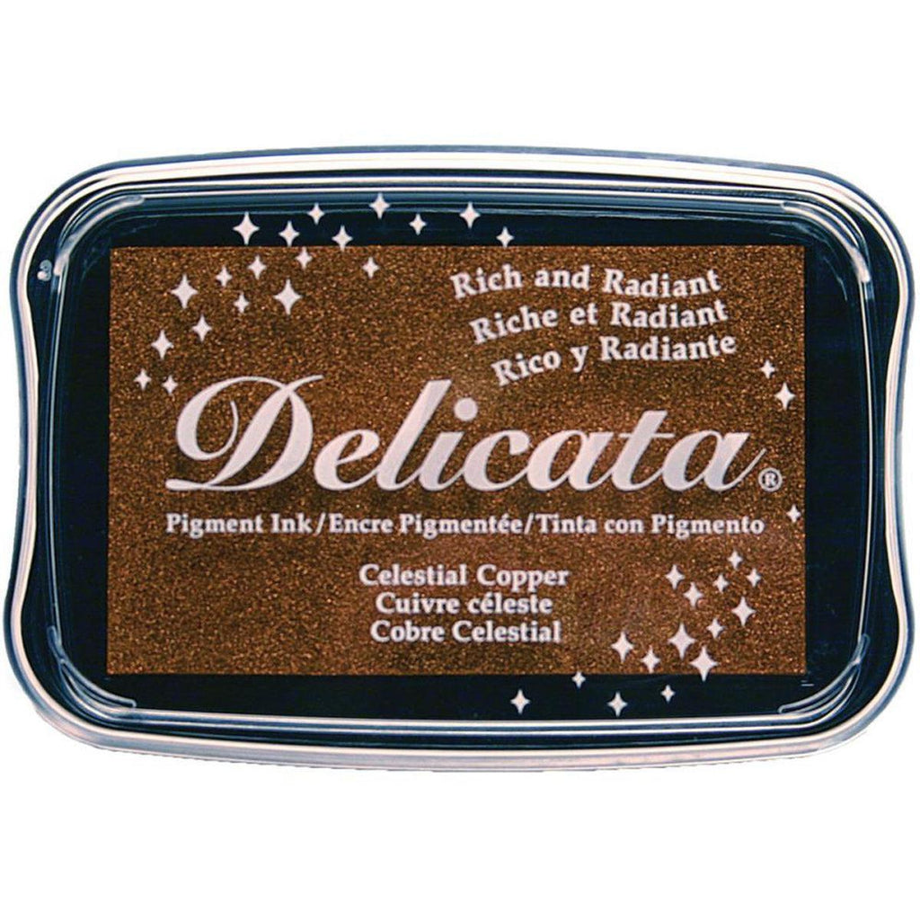 Celestial Copper Pigment Ink Pad by Delicata - Kat Scrappiness
