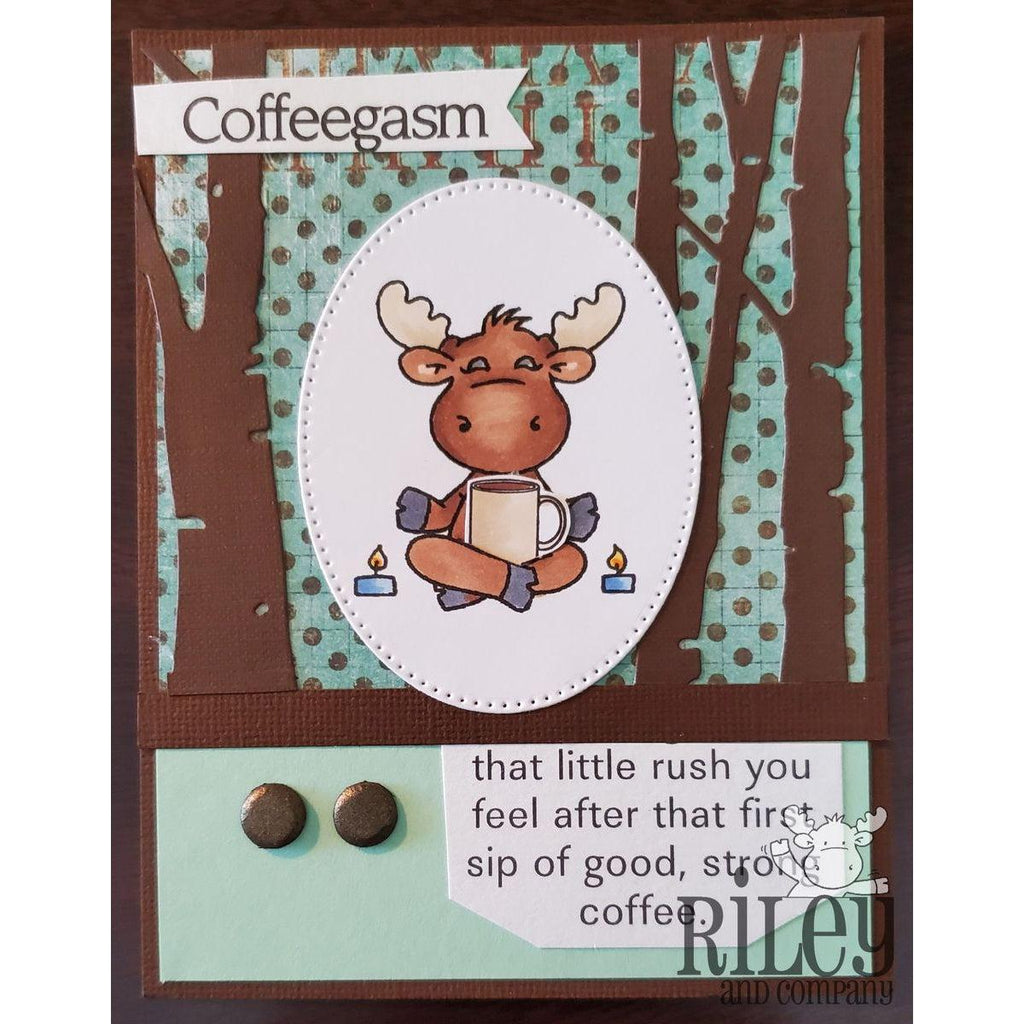 Coffeegasm Cling Stamp by Riley & Co - Kat Scrappiness