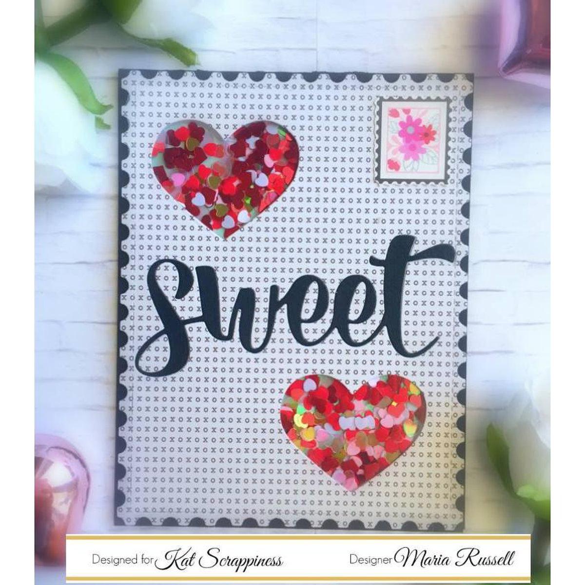 Stitched Postage Stamp Edge Rectangle Dies by Kat Scrappiness - Kat Scrappiness