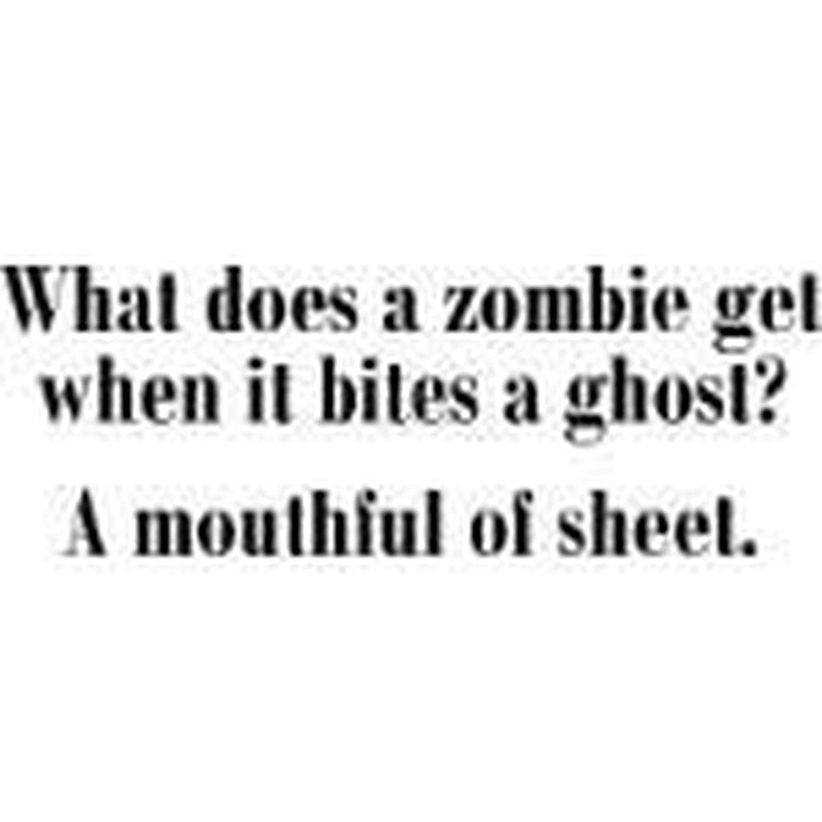 Zombie Riddle Cling Stamp by Riley & Co