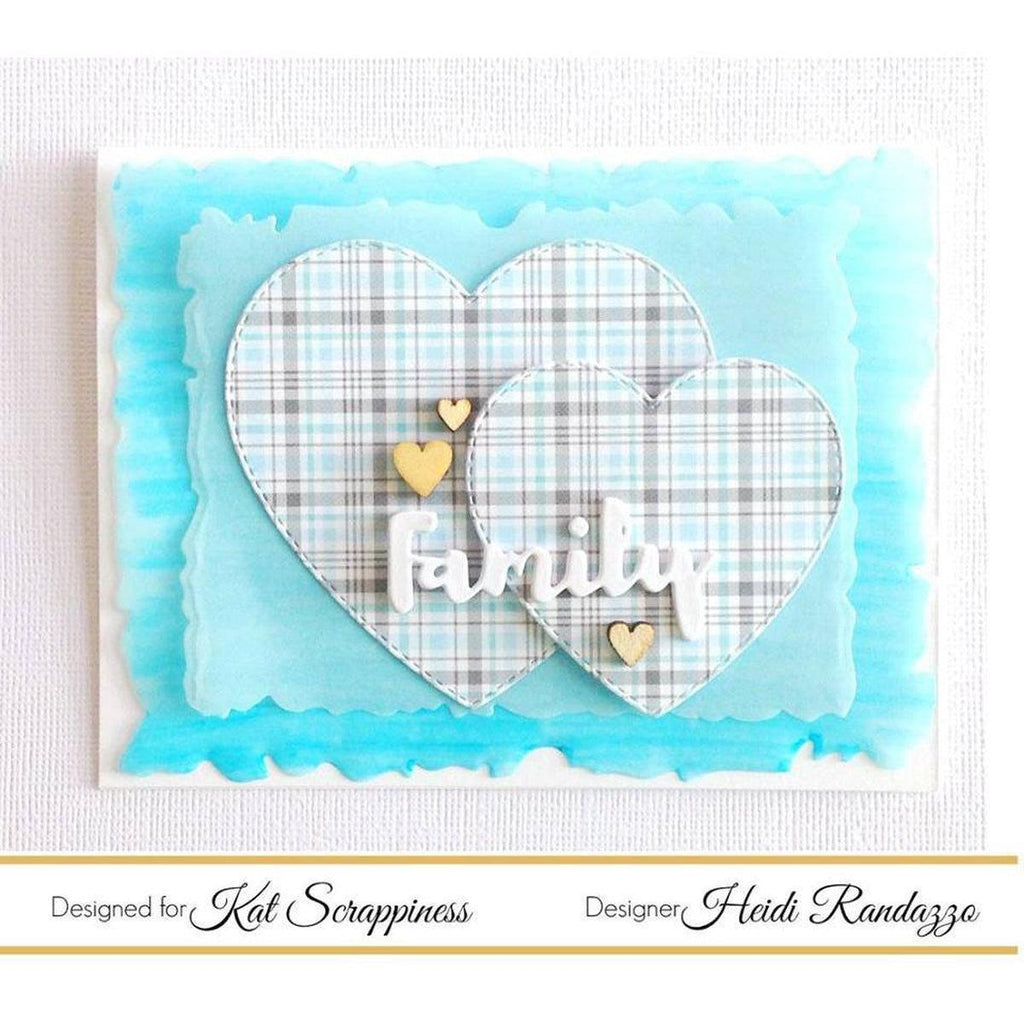 Distressed Edge Rectangle Dies by Kat Scrappiness - Kat Scrappiness
