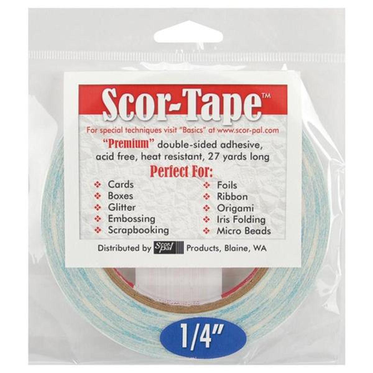 1/4" Scor-Tape - .25"X27yd - Kat Scrappiness