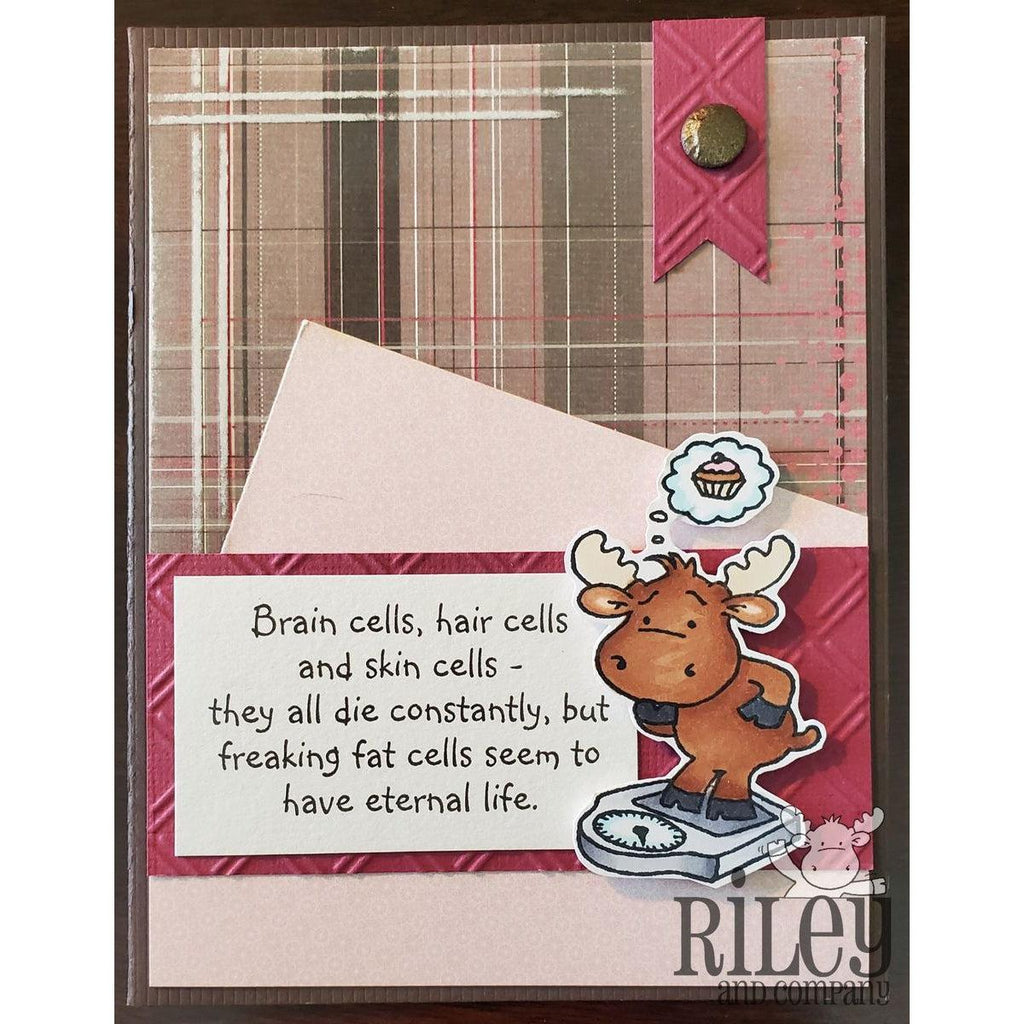 Fat Cells Cling Stamp by Riley & Co - Kat Scrappiness