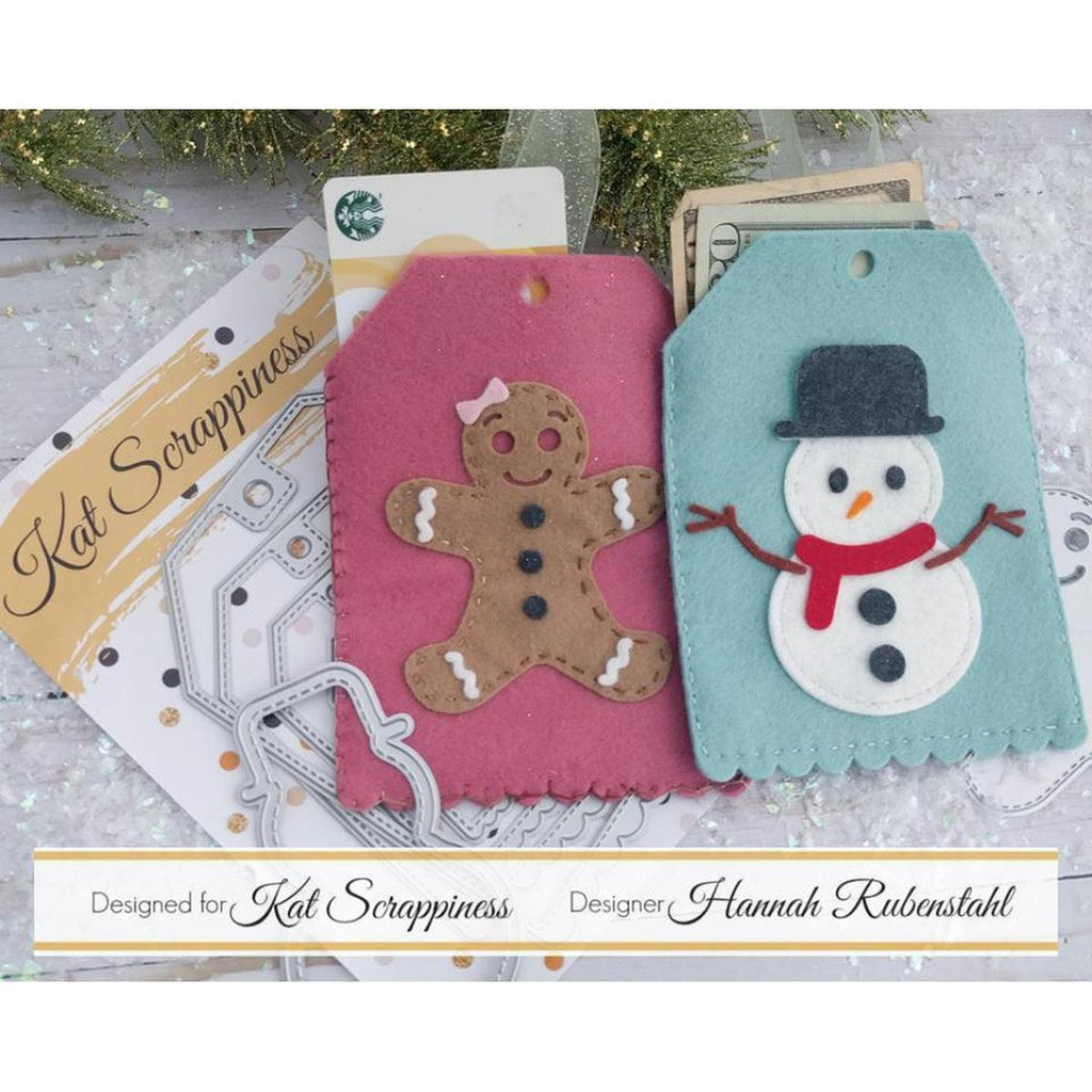 Stitched & Layered Snowman Die by Kat Scrappiness - Kat Scrappiness