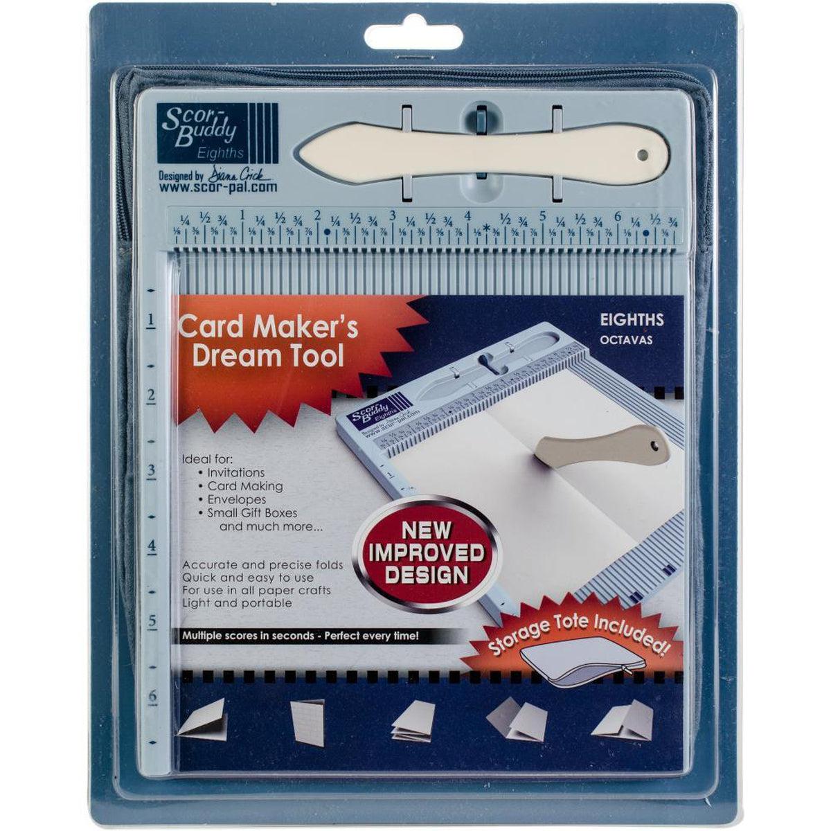 Scor-Buddy Eighths Mini Scoring Board 9&quot;x7.5&quot; - Imperial - Kat Scrappiness